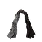Ralph Lauren Color-block Herringbone Scarf Grey Tonal