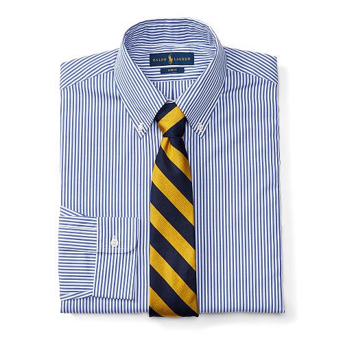 Polo Ralph Lauren Slim Striped Cotton Shirt 1094 Blue/white