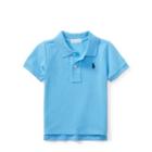 Ralph Lauren Cotton Mesh Polo Shirt Chatham Blue 3m