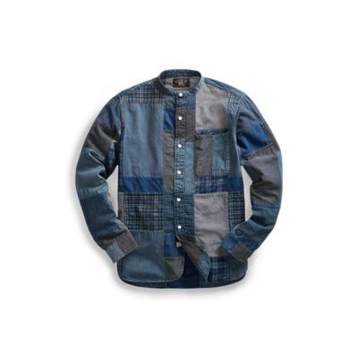 Ralph Lauren Indigo Patchwork Shirt Rl 117 Indigo Multi