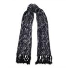 Ralph Lauren Metallic Thread Scarf Black/gunmetal