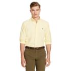 Polo Ralph Lauren Garment-dyed Cotton Shirt Bleecker Yellow