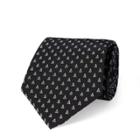 Ralph Lauren Triangle-print Silk Crepe Tie Black