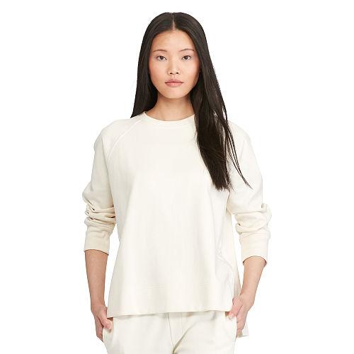 Polo Ralph Lauren Satin-trim Sweatshirt Essex Cream