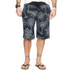 Ralph Lauren Denim & Supply Tropical Jersey Athletic Short Black Maple Print
