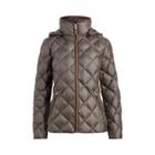 Ralph Lauren Hooded Down Jacket Concrete