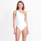 Ralph Lauren Lauren Ottoman One-piece Swimsuit White