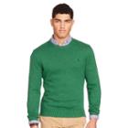 Polo Ralph Lauren Cotton Crewneck Sweater Baron Green Heather