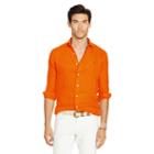 Polo Ralph Lauren Linen Sport Shirt Desert Orange