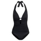 Ralph Lauren Slimming Twisted One-piece Black