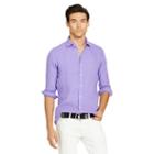 Polo Ralph Lauren Linen Sport Shirt Sovereign Purple