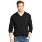 Polo Ralph Lauren Wool V-neck Sweater Polo Black