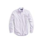 Ralph Lauren Classic Fit Oxford Shirt Grape/white