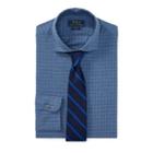 Ralph Lauren Slim Fit Cotton Dress Shirt Egyptian Blue Heather