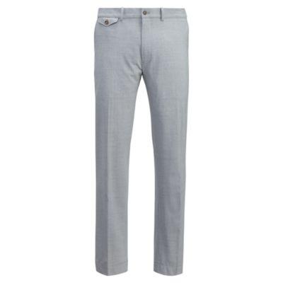Ralph Lauren Classic Fit Stretch Wool Pant Light Grey Heather