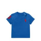 Ralph Lauren Cotton Jersey Crewneck T-shirt Saphire 24m