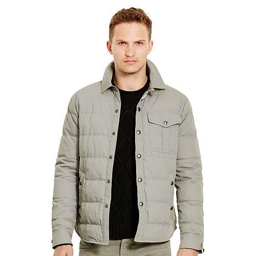 Polo Ralph Lauren Quilted Down Utility Jacket Perfect Grey