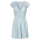 Ralph Lauren Denim & Supply Floral Cutout-back Dress Blue Floral