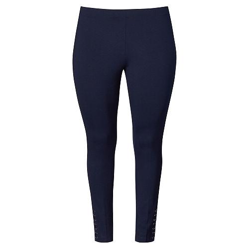 Ralph Lauren Lauren Woman Lace-up Ponte Legging
