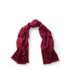 Ralph Lauren Checked Scarf Wine/dk Purple