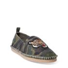 Ralph Lauren Barron Camo Burlap Espadrille Olive Camo