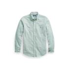 Ralph Lauren Classic Fit Cotton Sport Shirt 2535b Hunter Green/white 3x Big