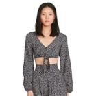 Ralph Lauren Denim & Supply Floral Tie-front Crop Top Alonzo Floral