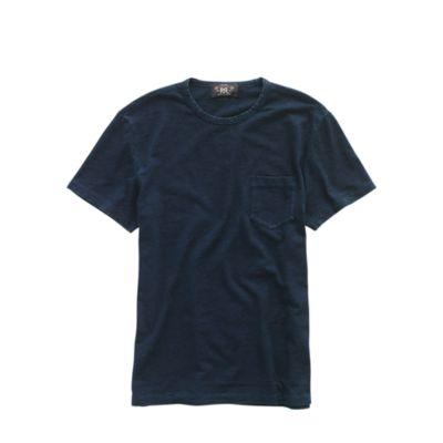 Ralph Lauren Slub Pocket Tee Rinsed Indigo