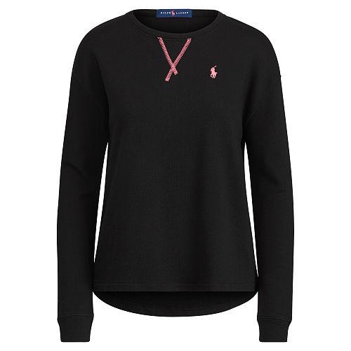 Ralph Lauren Pink Pony Pink Pony Terry Crewneck Top