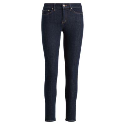 Ralph Lauren Premier Skinny Crop Jean Rinse Wash