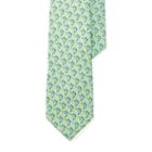 Polo Ralph Lauren Marlin-print Silk Narrow Tie Mint