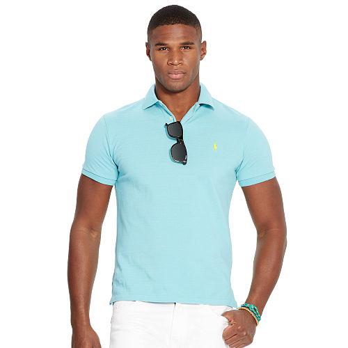 Polo Ralph Lauren Classic-fit Mesh Polo Shirt French Turquoise