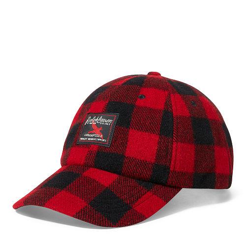 Polo Ralph Lauren Buffalo Check Wool-blend Cap