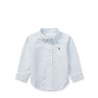 Ralph Lauren Blake Striped Cotton Shirt Blue 9m