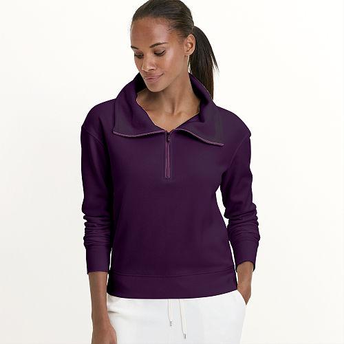Ralph Lauren Lauren Funnelneck Pullover New Plum