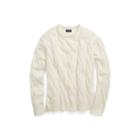 Ralph Lauren Cable Wool-cashmere Sweater Cream