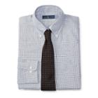 Polo Ralph Lauren Checked Twill Dress Shirt 1027a Steel/black