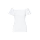 Ralph Lauren Jersey Off-the-shoulder Top White Lp