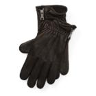 Ralph Lauren Side-zip Deerskin Gloves Black