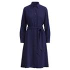 Ralph Lauren Lauren Fit-and-flare Shirtdress Navy