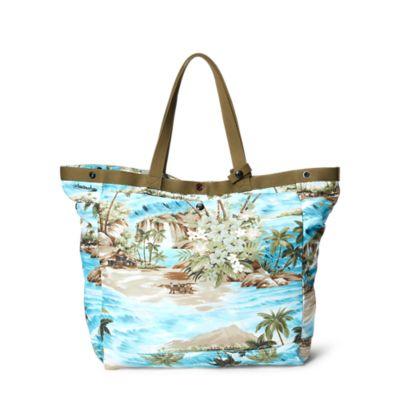 Ralph Lauren Packable Cotton-blend Tote Olive