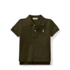 Ralph Lauren Cotton Mesh Polo Shirt Company Olive 3m