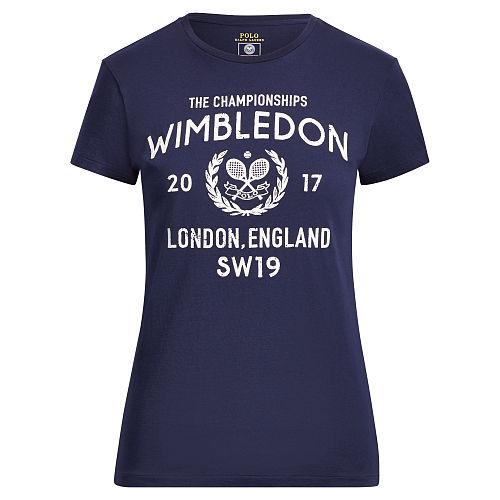 Polo Ralph Lauren Wimbledon Cotton Graphic Tee French Navy