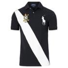 Polo Ralph Lauren Slim-fit Big Pony Polo Shirt Polo Black/white Sash