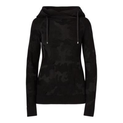 Ralph Lauren Camo Hooded Pullover Camo Jacquard Black