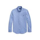 Ralph Lauren Slim Fit Poplin Shirt 2865 Blue End On End