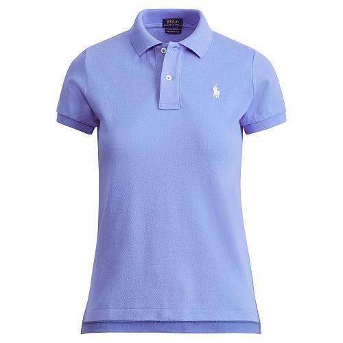Polo Ralph Lauren Skinny Fit Cotton Mesh Polo Harbor Island Blue