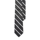 Ralph Lauren Striped Silk Repp Tie Black/white