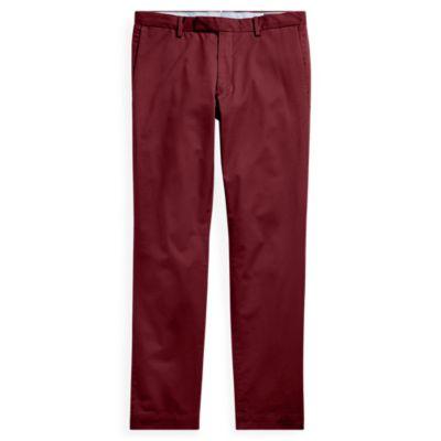 Ralph Lauren Stretch Slim Fit Cotton Chino Classic Wine