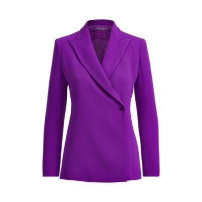 Ralph Lauren Belinda Side-button Blazer Orchid